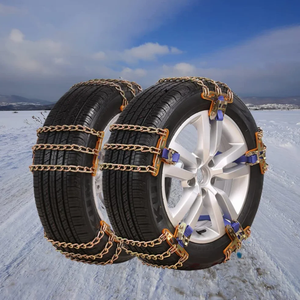 Catene da neve antiscivolo per auto SUV camion resistenti all'usura vestibilità sicura medie