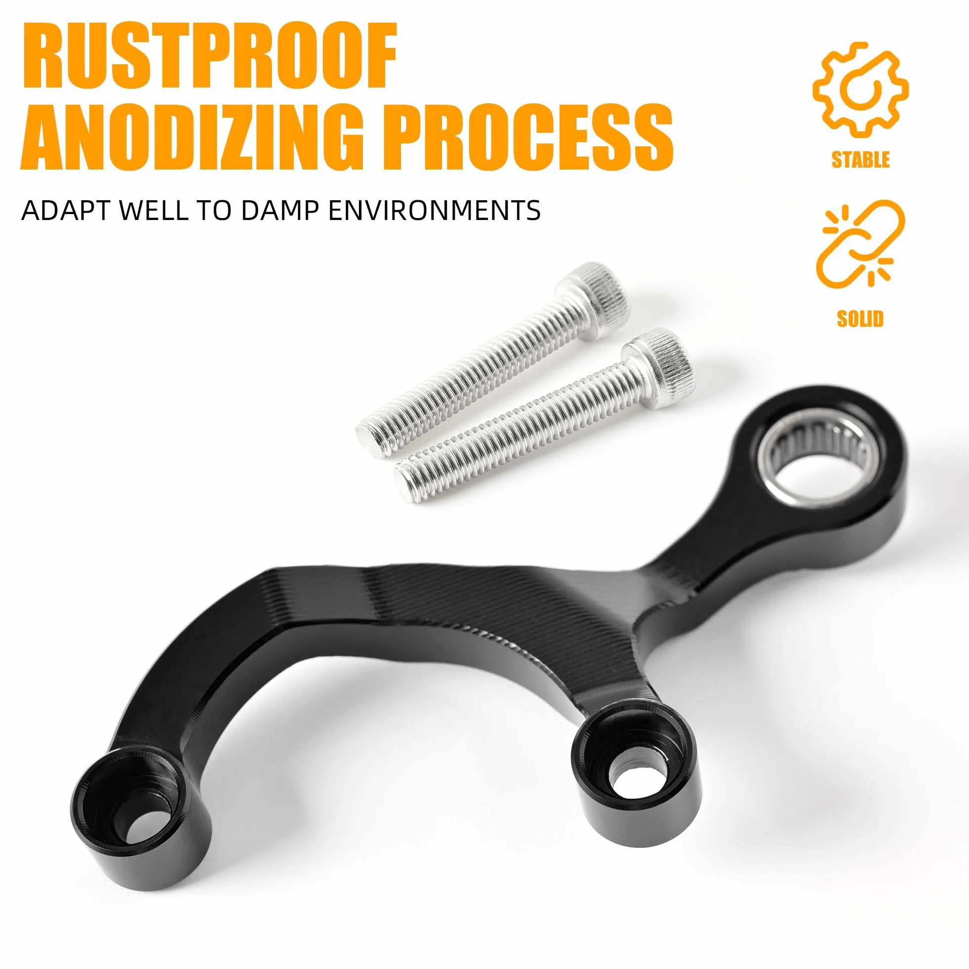 Supporto per cambio stabilizzatore del cambio in alluminio blu Compatible with Yamaha Tenere 700/XTZ700, Tenere 700 Rally Edition 2020-2024, Tenere 700 World Raid 2022 2023, MT-07, MT07