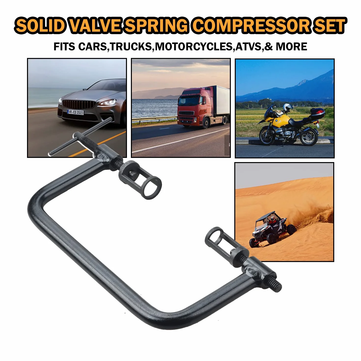 Set compressione valvole utensili per compressori molle con morsetto a C