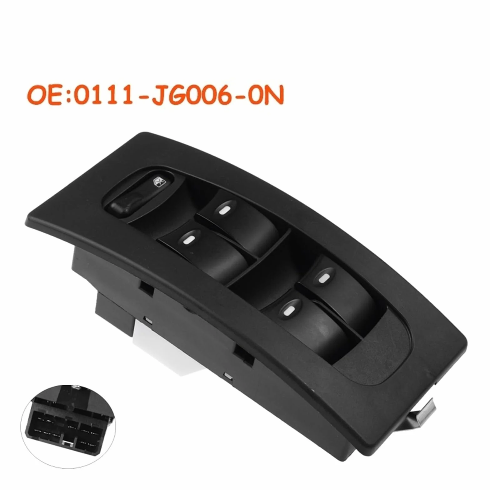 Pulsante interruttore finestra Interruttore di controllo alzacristalli elettrico 0111-JG006-0N 0111JG0060N 0111JG0081N per MAHINDRA SCORPIO 1a-2a generazione/per GATEWAY SC Interruttore di controllo a