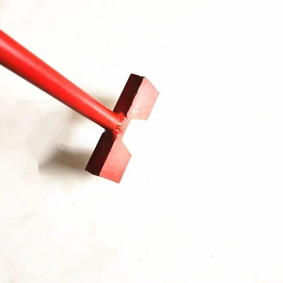 Asta di prolunga per valvola a sfera in acciaio PVC, stelo di estensione per pozzi profondi, 30 cm, 60 cm, maniglia a doppio orecchio, design a tubo rotondo, maniglia a T per operazioni di condotte