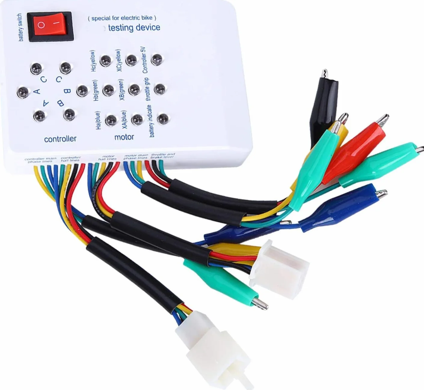 Tester Motore Brushless 115x80x26mm per E-bike Elettrica e Auto, Universale