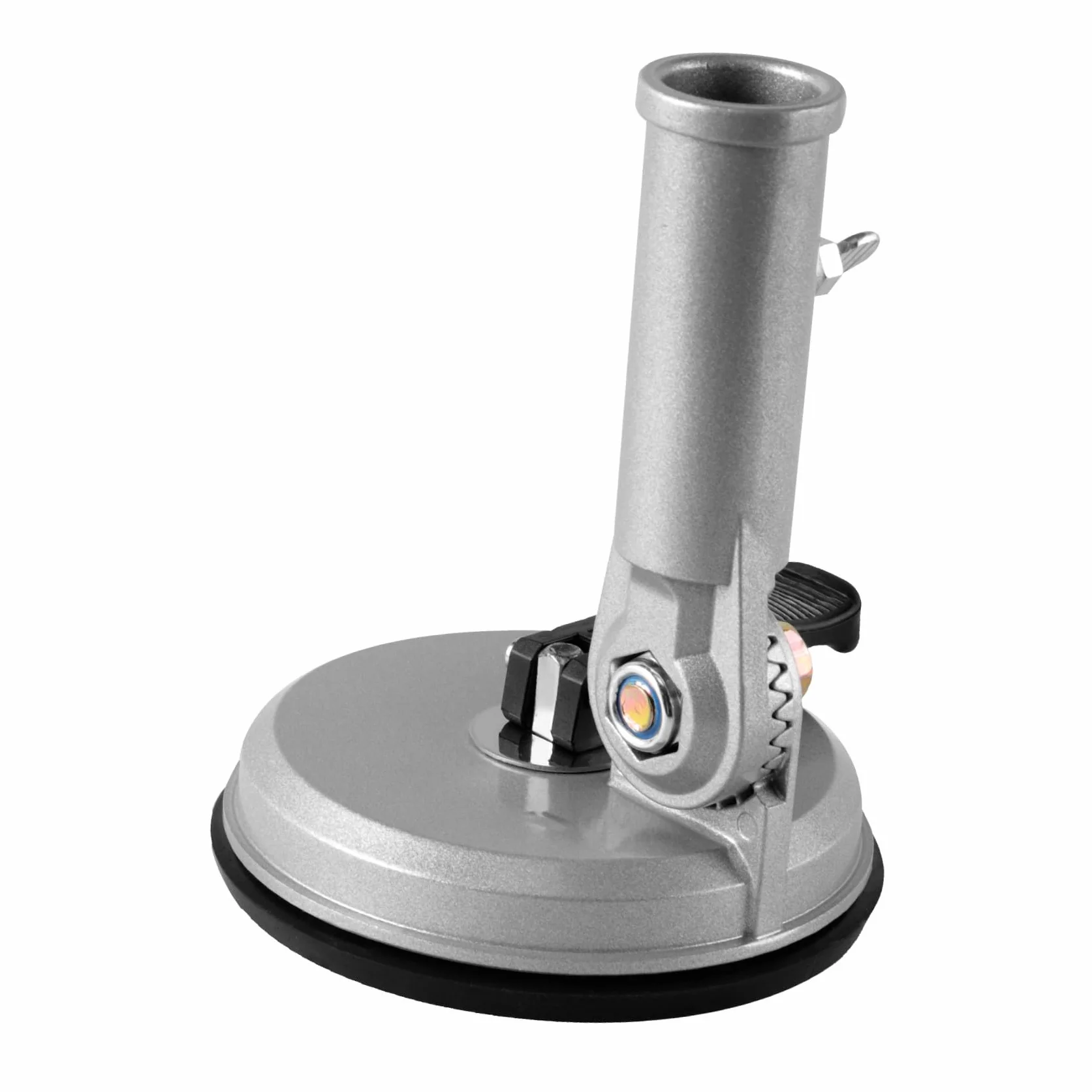 Minkissy Supporto Bandiera Ventosa Resistente al Vento Forte per Auto in Lega di Alluminio e Gomma Base Regolabile a 180 Gradi