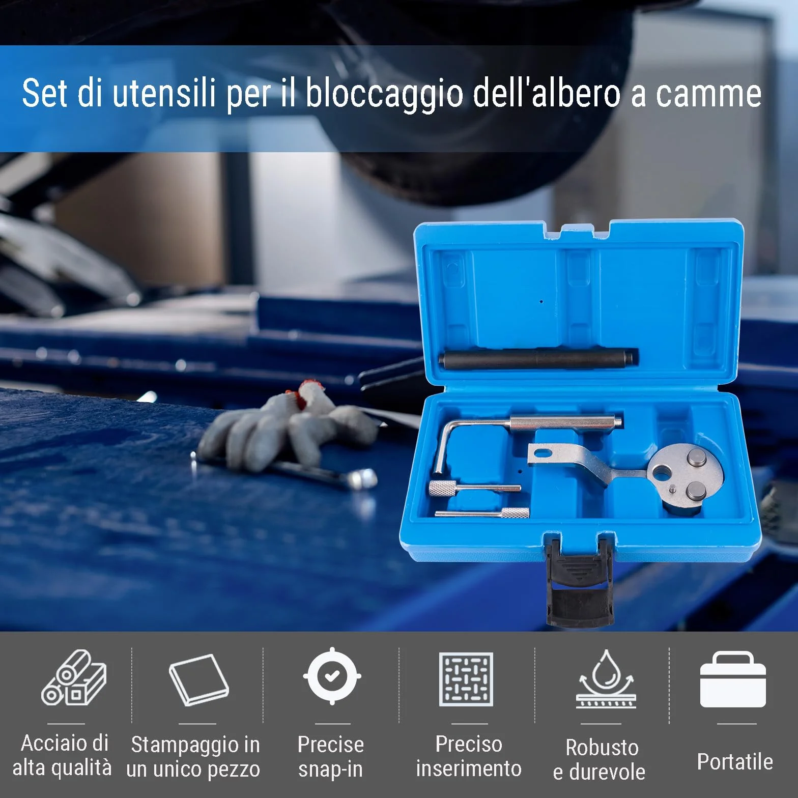 Messa in Fase Motori Diesel Ford Transit 2.2 Tdci 2006-2014 Strumento Bloccaggio Albero a Camme