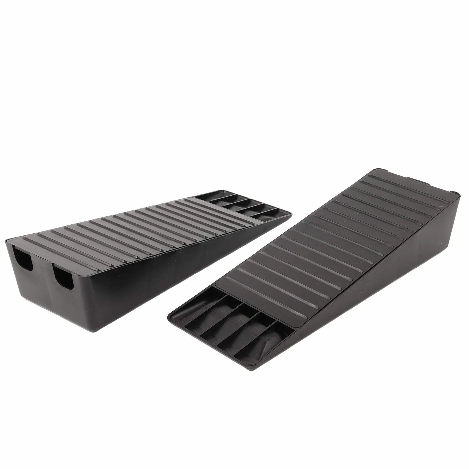 Cunei di livellamento e stazionamento Set di 2 - 3500 kg, 42 x 14 x 7,5 cm per roulotte camper
