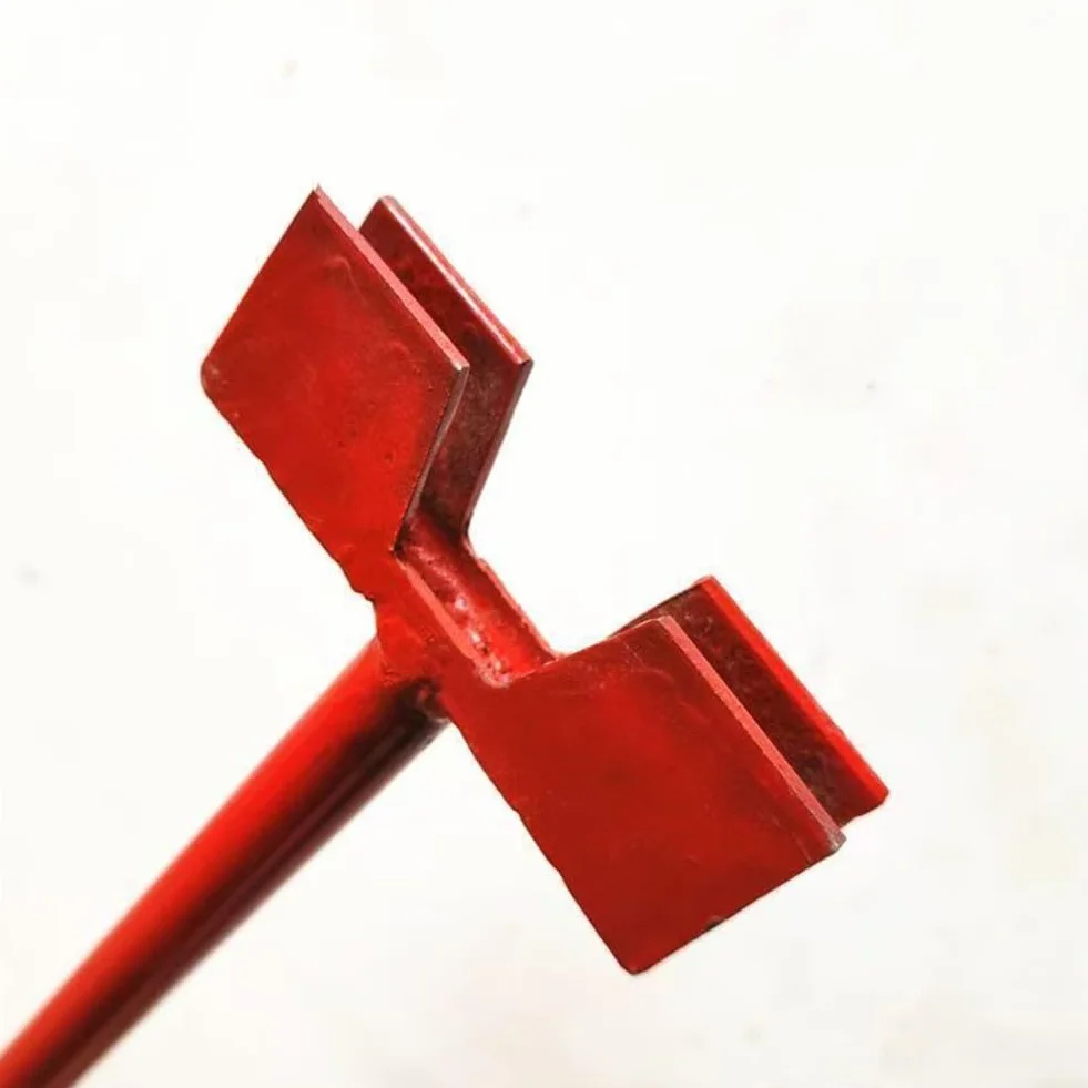 Asta di prolunga per valvola a sfera in acciaio PVC, stelo di estensione per pozzi profondi, 30 cm, 60 cm, maniglia a doppio orecchio, design a tubo rotondo, maniglia a T per operazioni di condotte