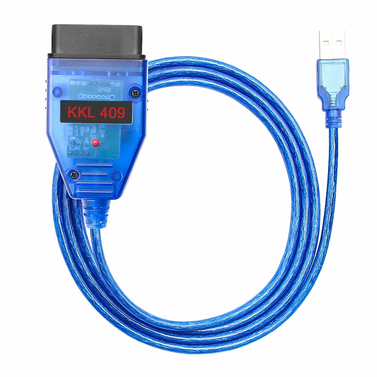 KKL 409 cavo USB OBD2 FTDI FT232RL per VW Audi Seat Skoda 1996+ diagnostica ECU VAG-COM Windows XP