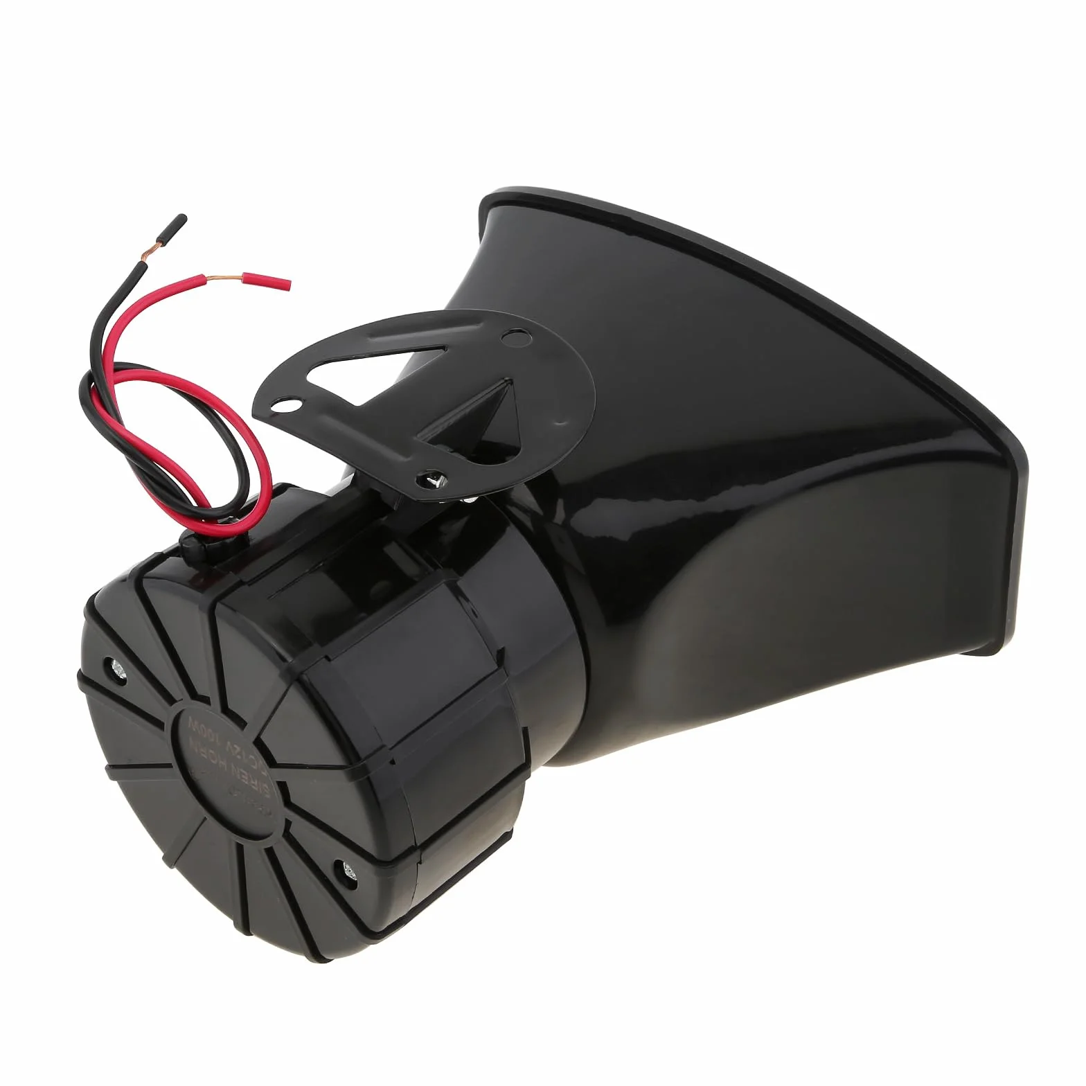 Sirena per auto con 7 diversi toni, suono del clacson, ambulanza, sirena, traffico, con telecomando, 12 V, 100 W (1 x telecomando)