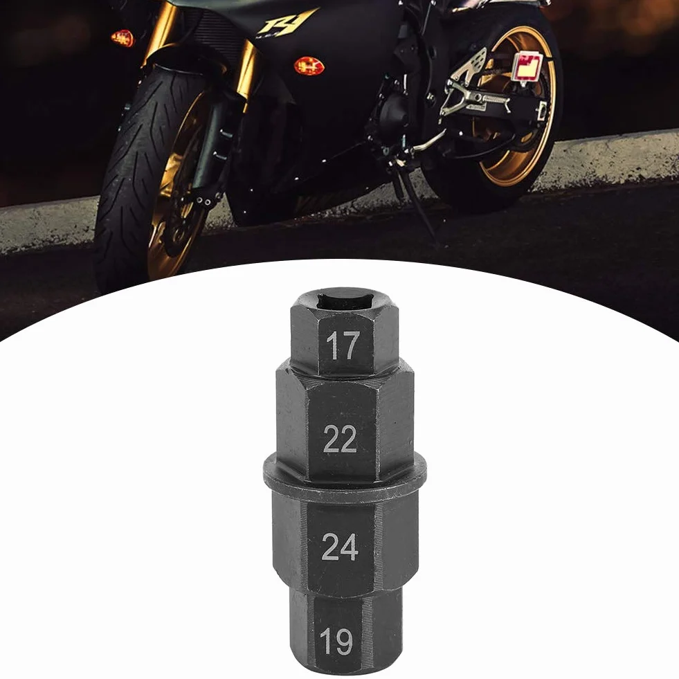 Chiave Esagonale Moto 17mm 19mm 22mm 24mm Brugola Ruota Attrezzo Riparazione