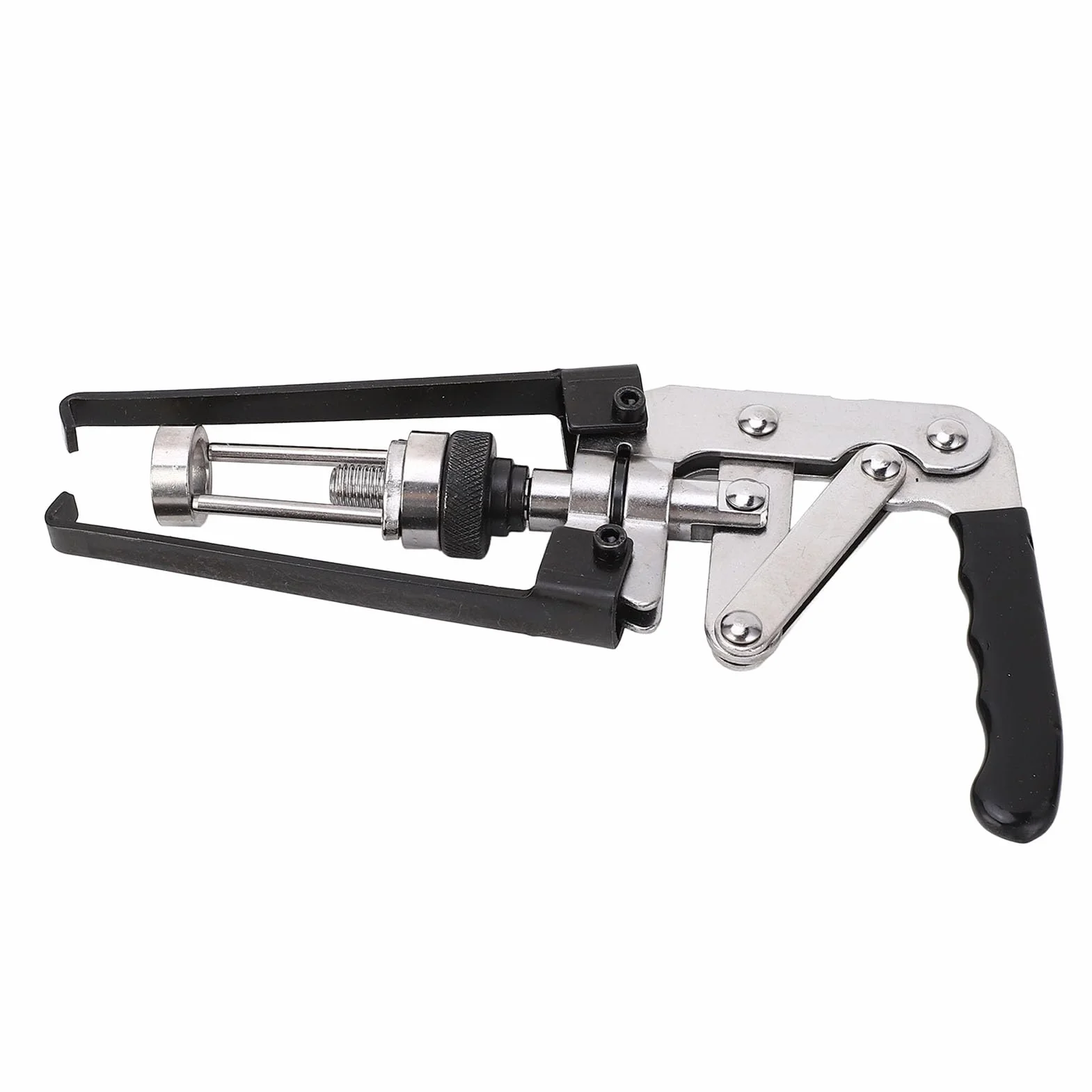 Pinza Manuale per Valvola a Pressa, Compressore per Molle Valvola, Strumento Rimozione Paraolio in Acciaio al Carbonio