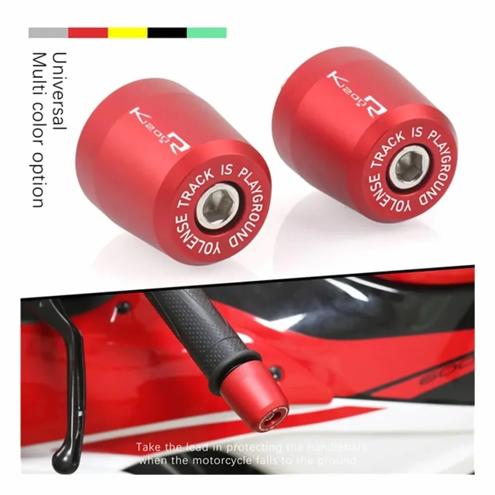 Per B&mw K1200R K1300R K1200S K1300S Manubrio Per Motocicletta, Estremità Manopole Manubrio, Tappi Cursore, Copertura Contrappeso Manubrio Blocco Tappos