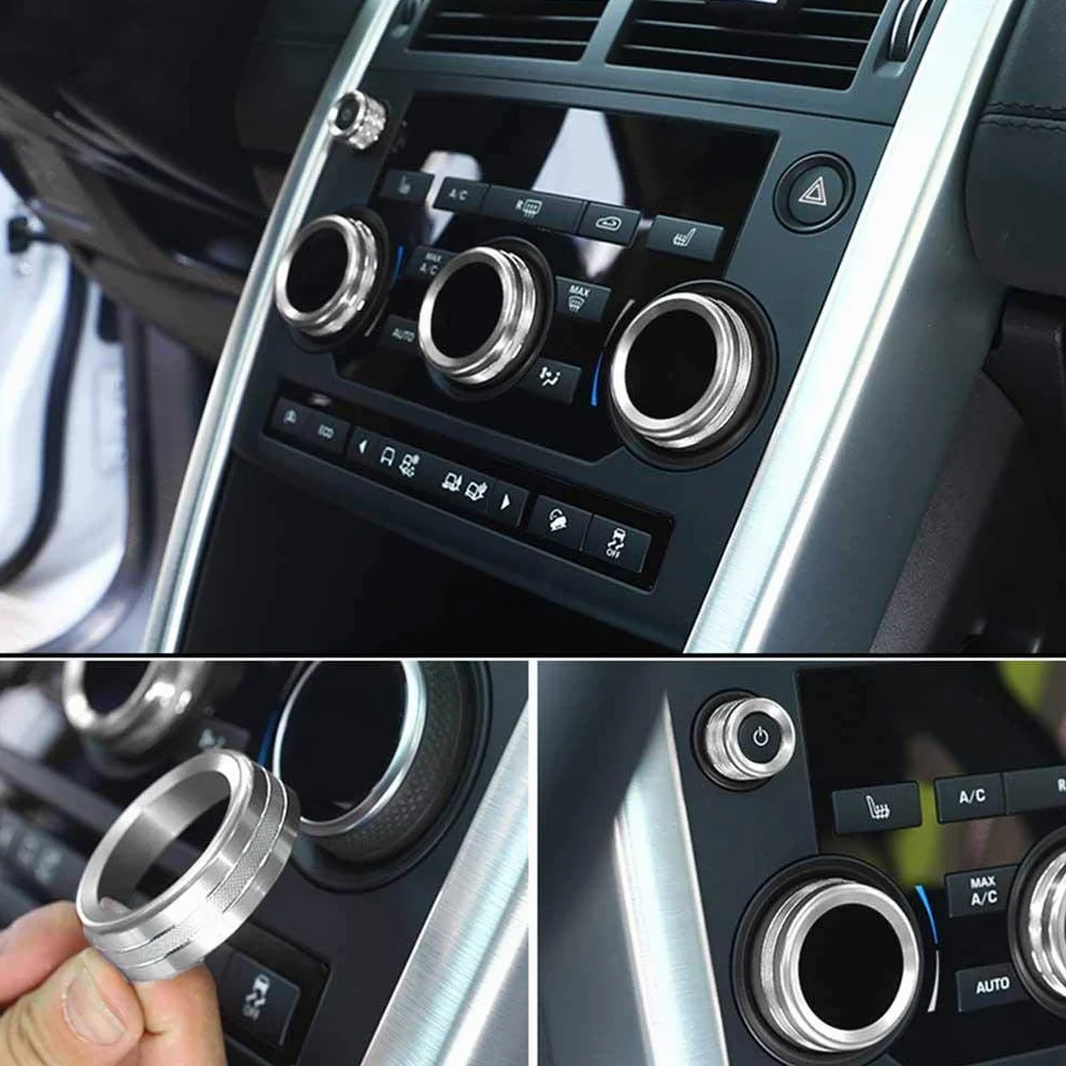 Manopole per aria condizionata Range Rover Sport Autobiography Vogue argento set 4