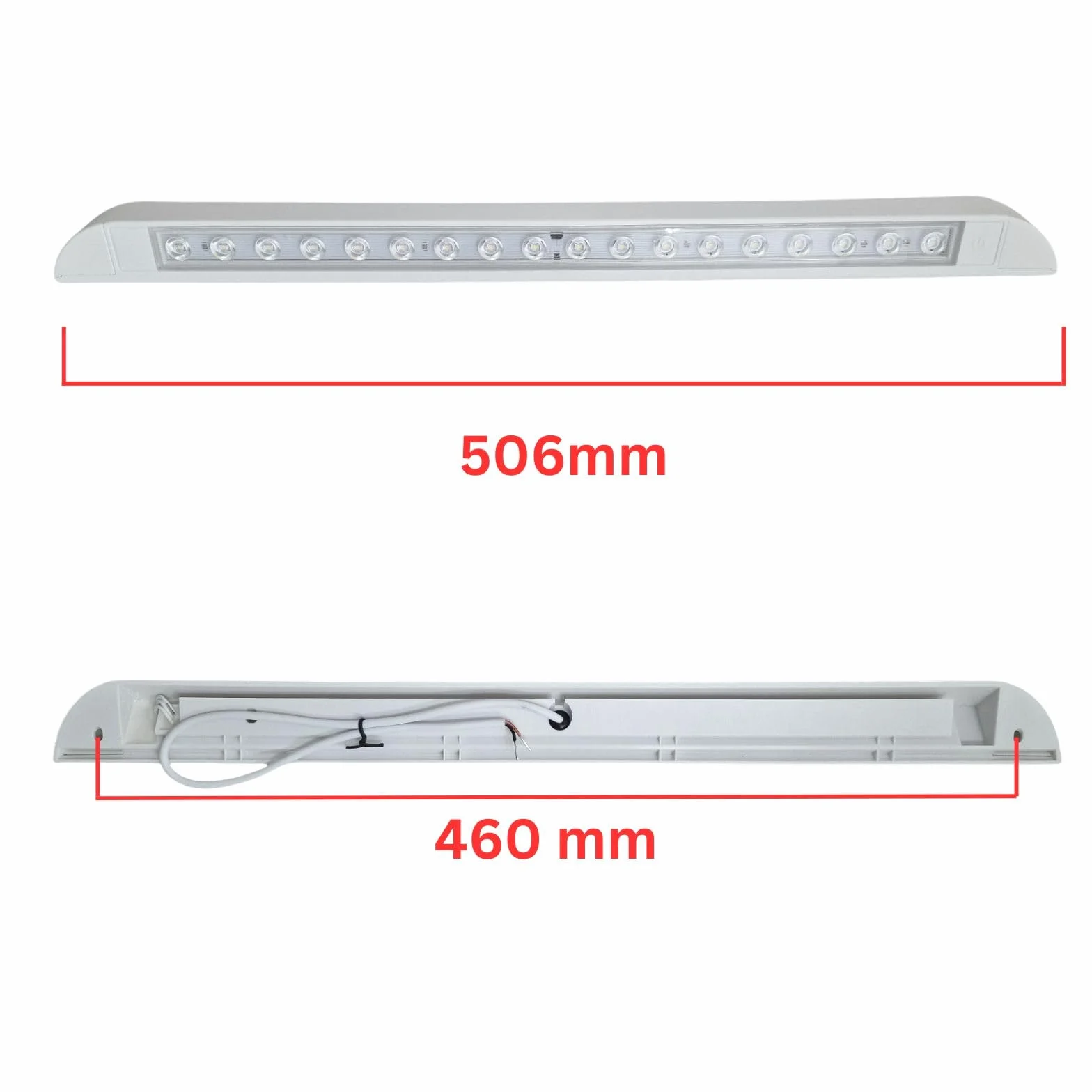 MARVIX Lampada per Tenda LED 12V 24V Impermeabile 506mm 6000K Bianco Freddo