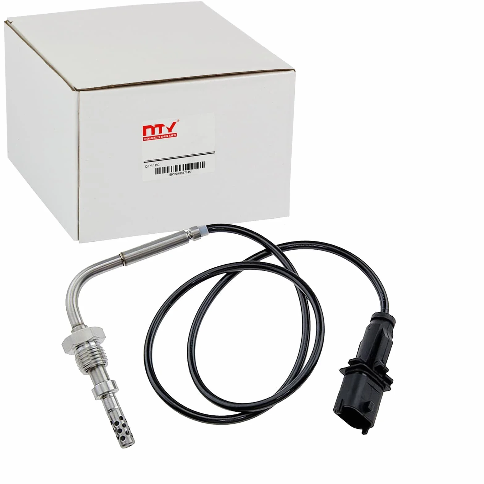 NTY Sensore, Temperatura gas scarico EGT-FT-026 Compatibile con: FIAT 500, 500 C, PANDA, PANDA Kasten/Schrägheck, FORD KA