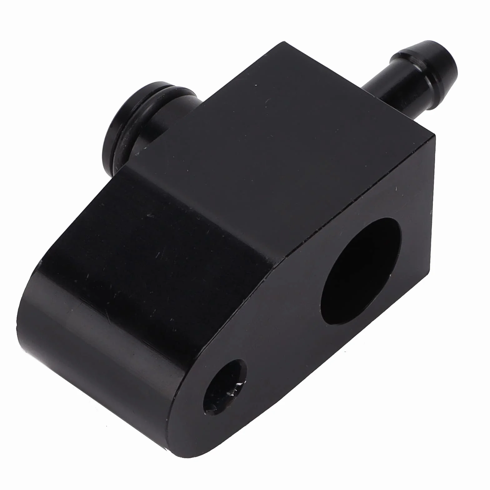 SUNGOOYUE Adattatore del Sensore di Pressione dell'Adattatore per Aumento Booster in Lega di Alluminio Sostituzione in Lega di Alluminio per S R55 R56 con compatibilità del Tubo 4 Mm