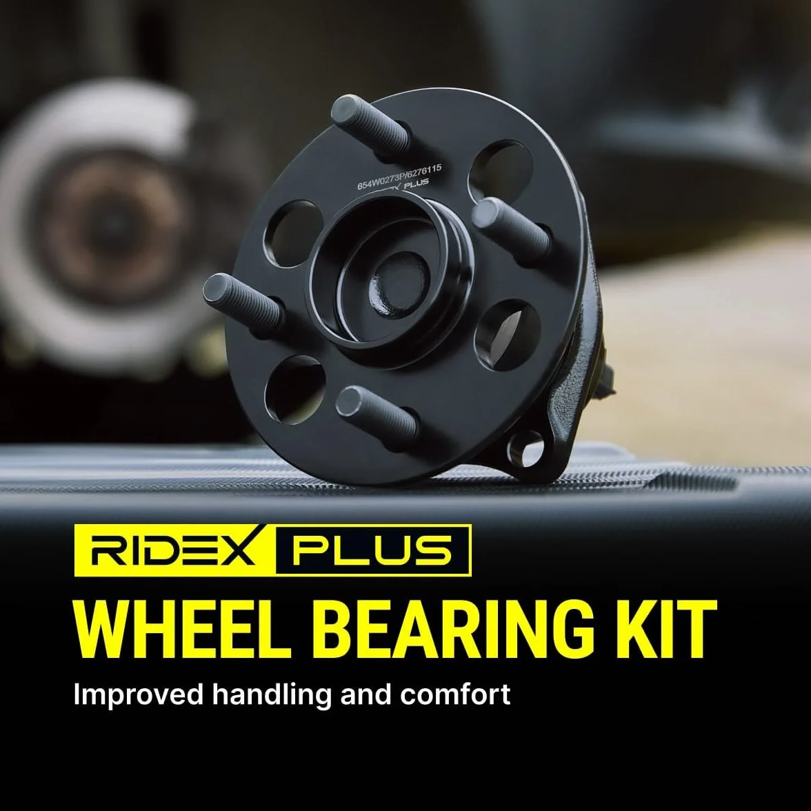 RIDEX PLUS 654W0212P Kit cuscinetto ruota Anteriore con materiale di fissaggio/montaggio con sensore ABS integrato Compatibilità con MERCEDES-BENZ Classe B W245