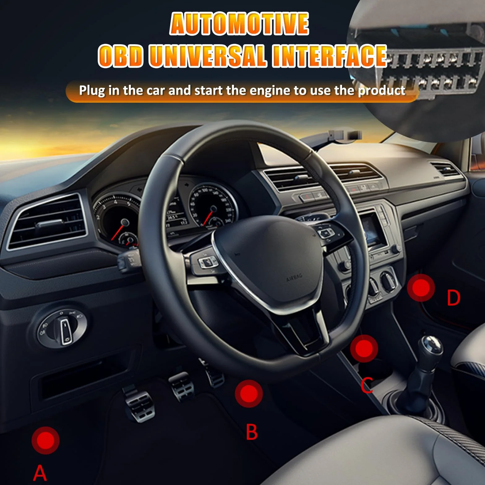 OBD2 Auto Diagnostica Diagnosi-auto Supporta più lingue Diagnostico OBD2 per Multimarca Lettore Errore Motore Auto con Funzioni OBD2 Professionale Diagnostica Per tutti i Veicoli OBDII