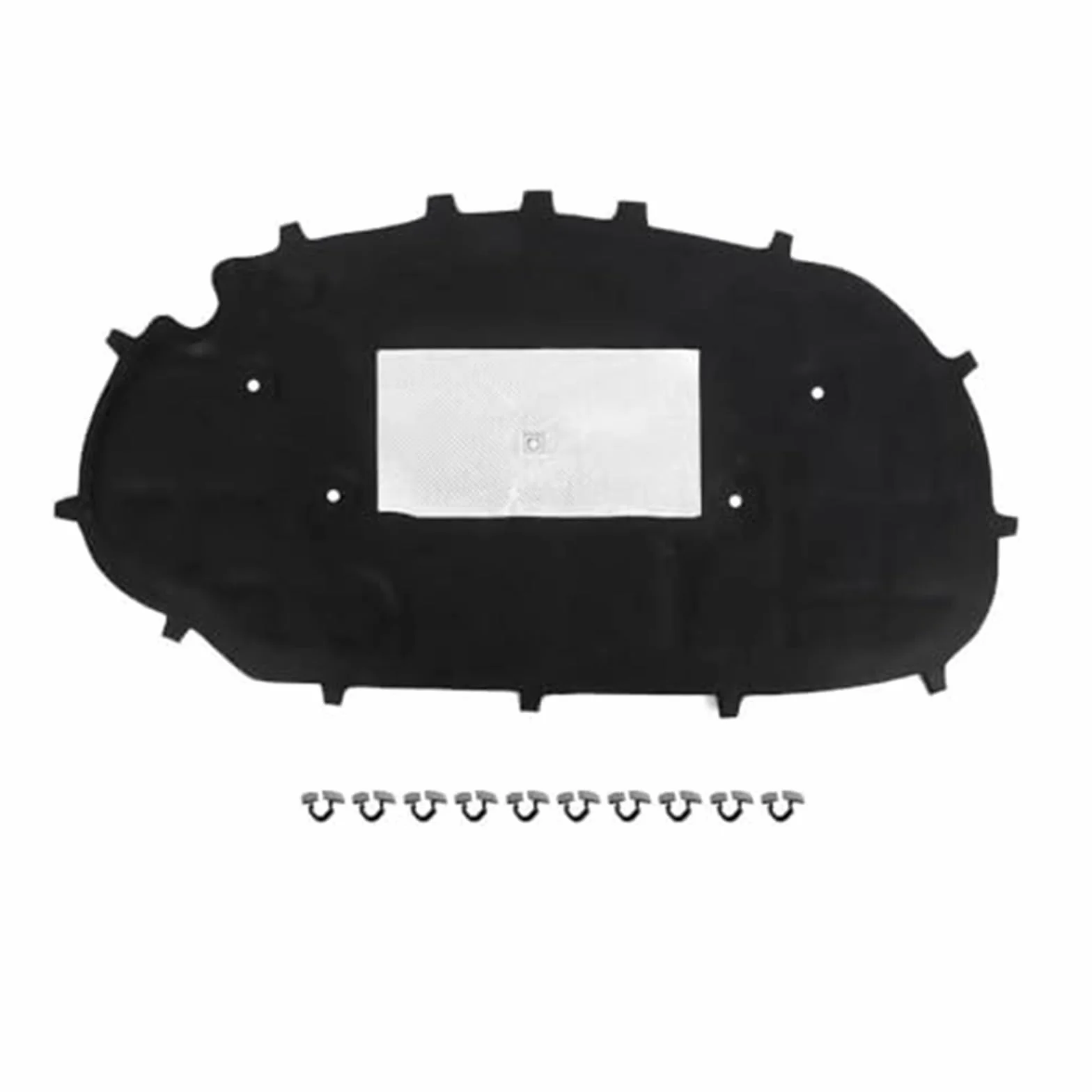 Cofano anteriore Motore Copertura insonorizzante Izolacja termiczna dla VW Golf 6 GTI Schwarz