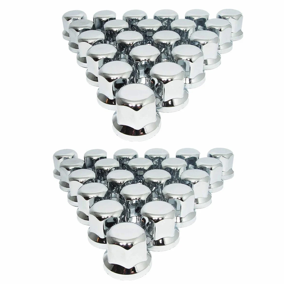Promolink Copridadi per ruota camion 32mm - Copridadi per ruota camion 32mm cromate - Protezione extra per le dadi delle ruote - Compatibile con Alcoa - Robuste coperture per le dadi delle ruote del