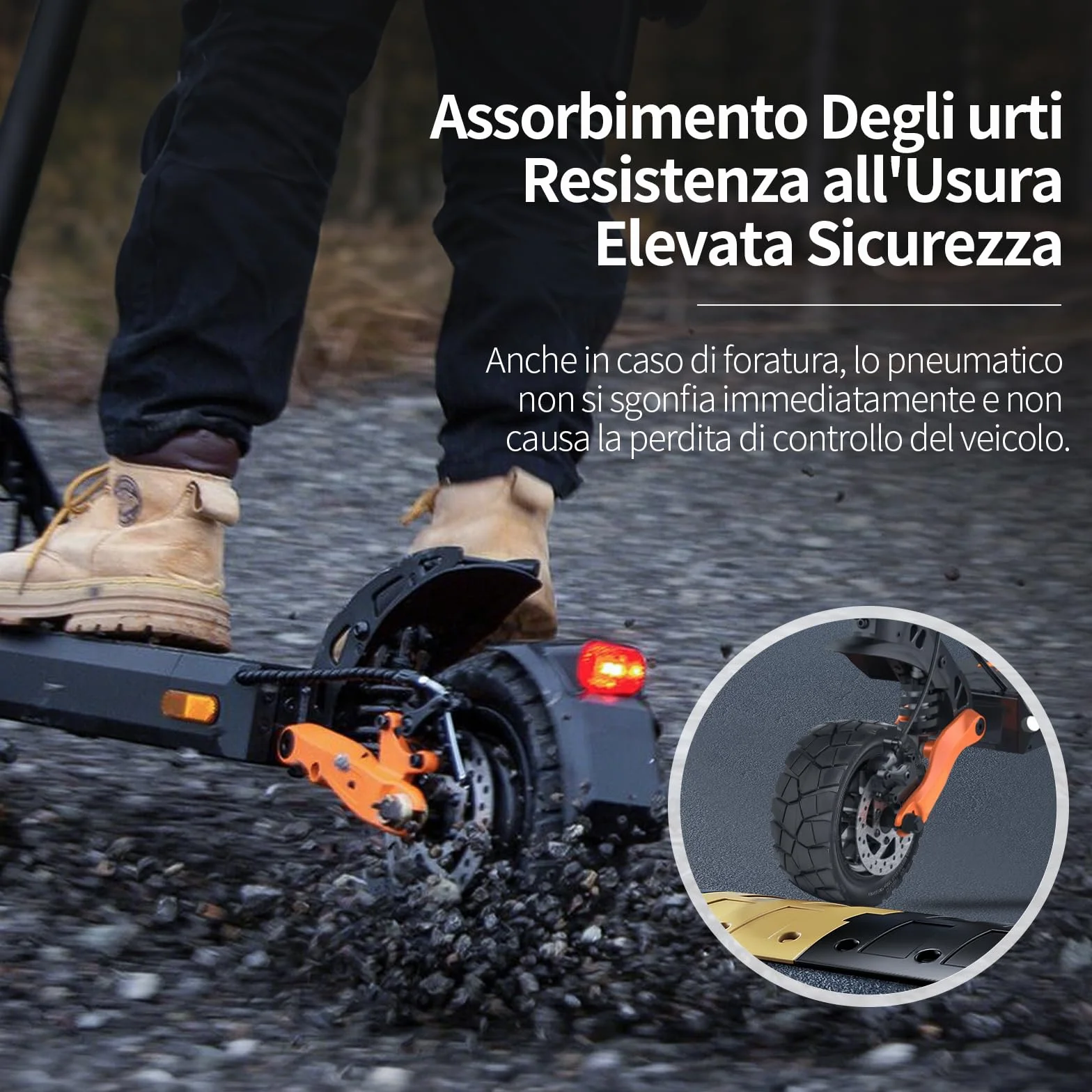 9x3.0-5.5 Pneumatici Senza Camera d'Aria per Monopattino Elettrico Kukirin G2 Pro, Pneumatici Fuoristrada da 9 Pollici Anteriori/Posteriori Resistenti all'Usura, Ruote di Scorta (1 Pezzo)