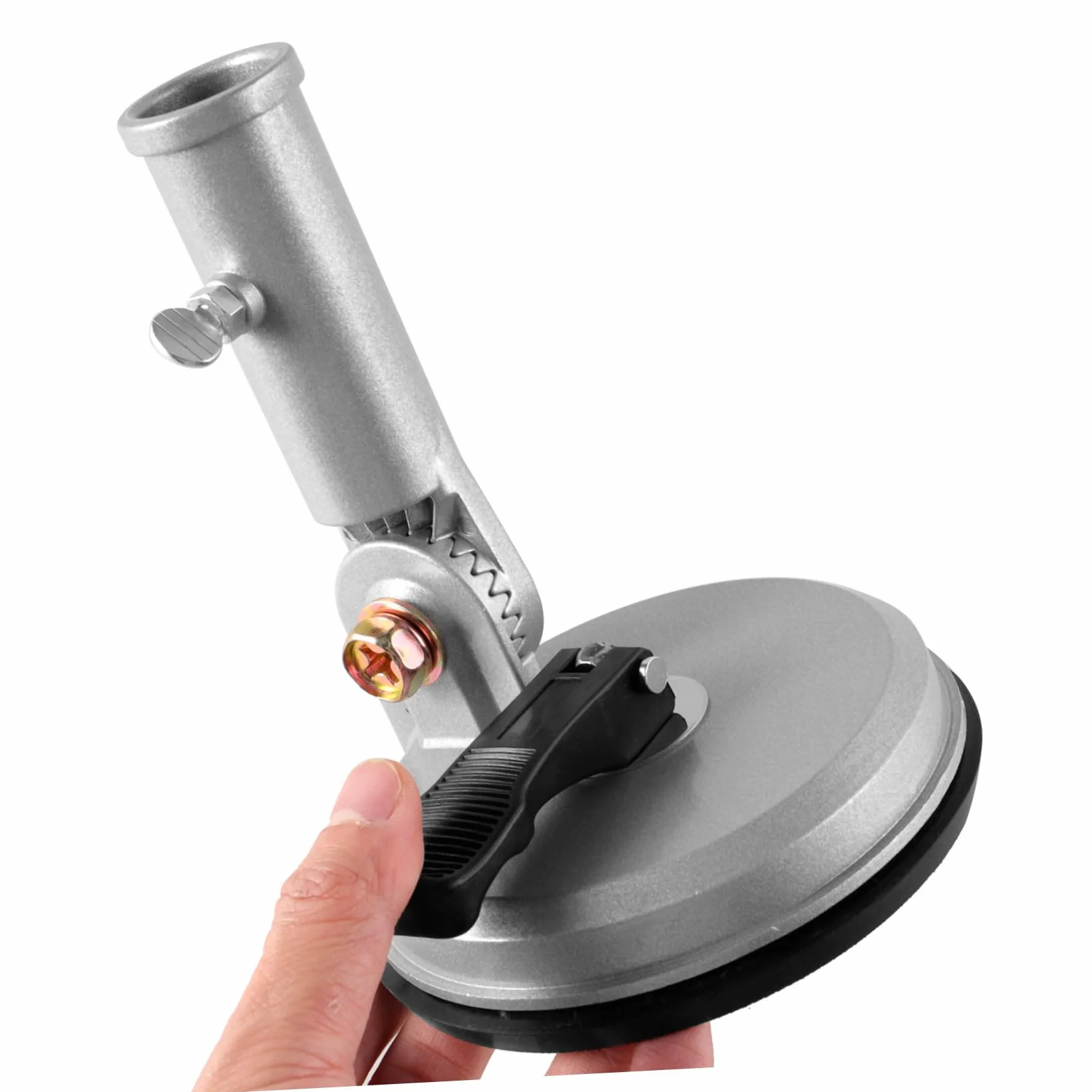 Minkissy Supporto Bandiera Ventosa Resistente al Vento Forte per Auto in Lega di Alluminio e Gomma Base Regolabile a 180 Gradi