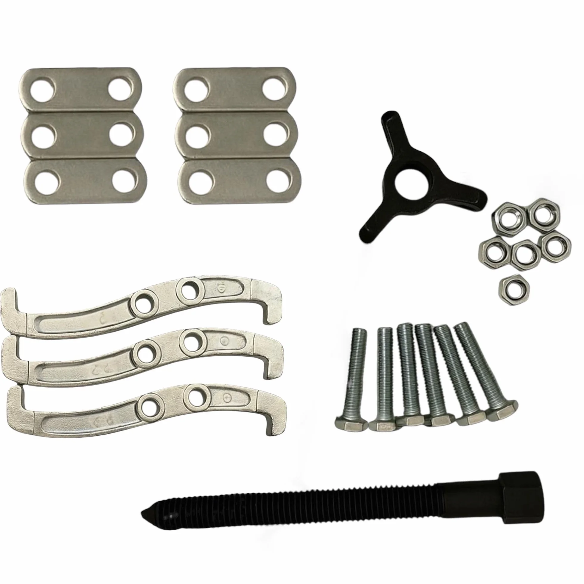 Estrattore a 3 Ganasce Reversibili 75/100/150 mm (6") Kit Rimozione Cuscinetti Pulegge Volani Dischi Freno