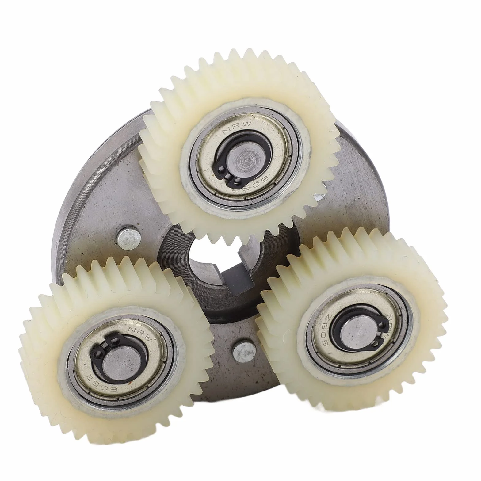 Keenso Kit Frizione Ingranaggi, Ingranaggi in Nylon 36T per Bici Elettrica e Kit Frizione da 70 Mm per Motore Centrale 250W 350W