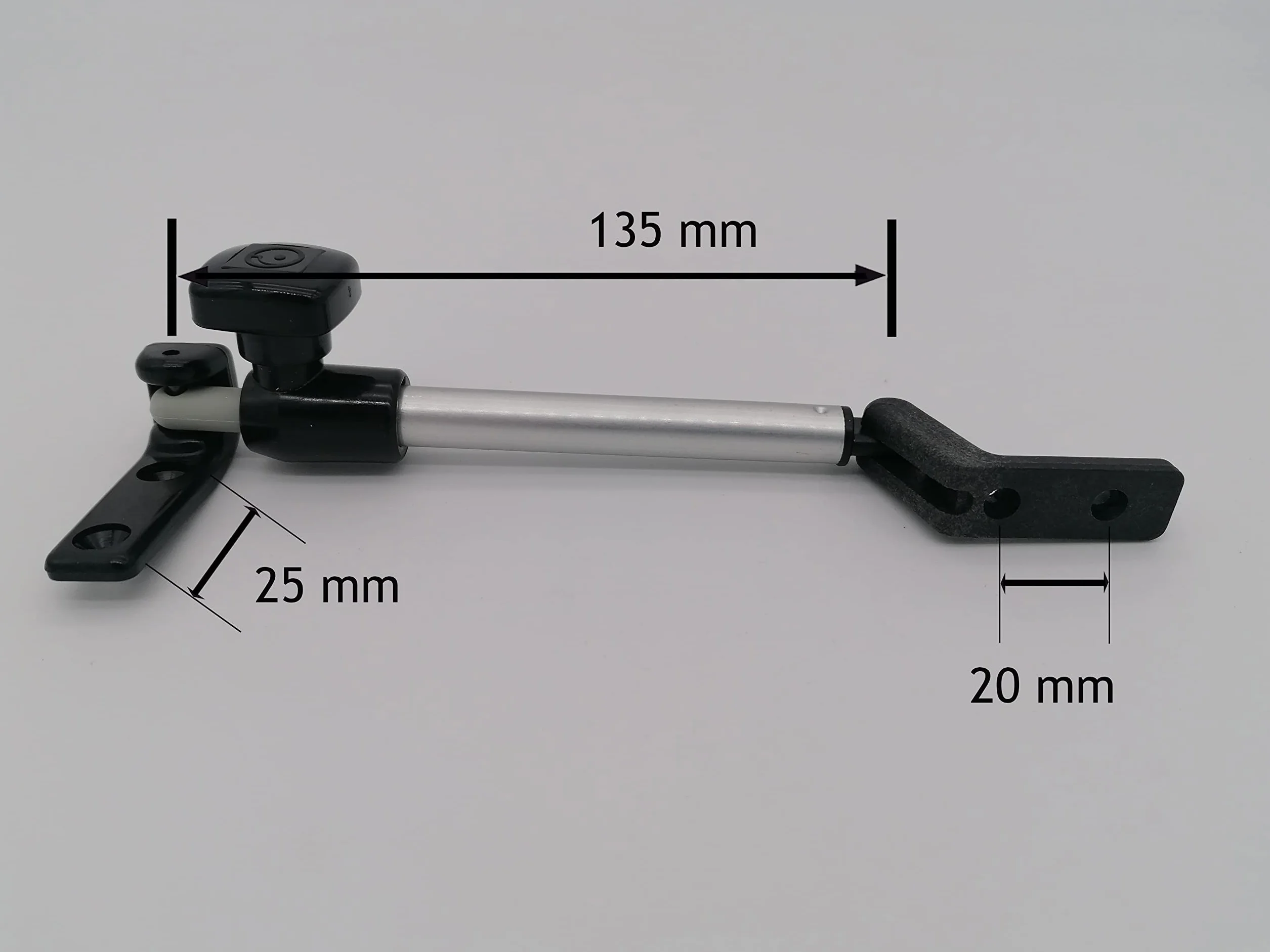 CR-MOESANCO Braccetto Finestra Camper Rinforzato Compasso Polyplastic 110mm Universale Ambidestro