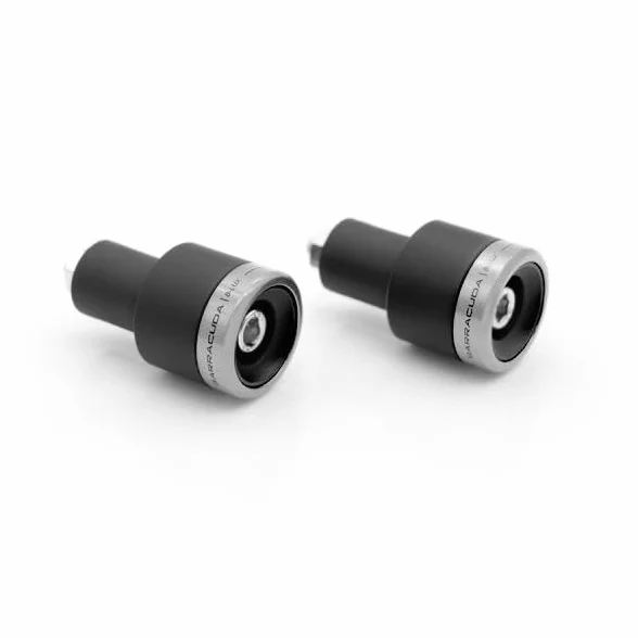 BARRACUDA MOTO COPPIA ANTIVIBRANTI B-LUX ARGENTO ALLUMINIO ANODIZZATO