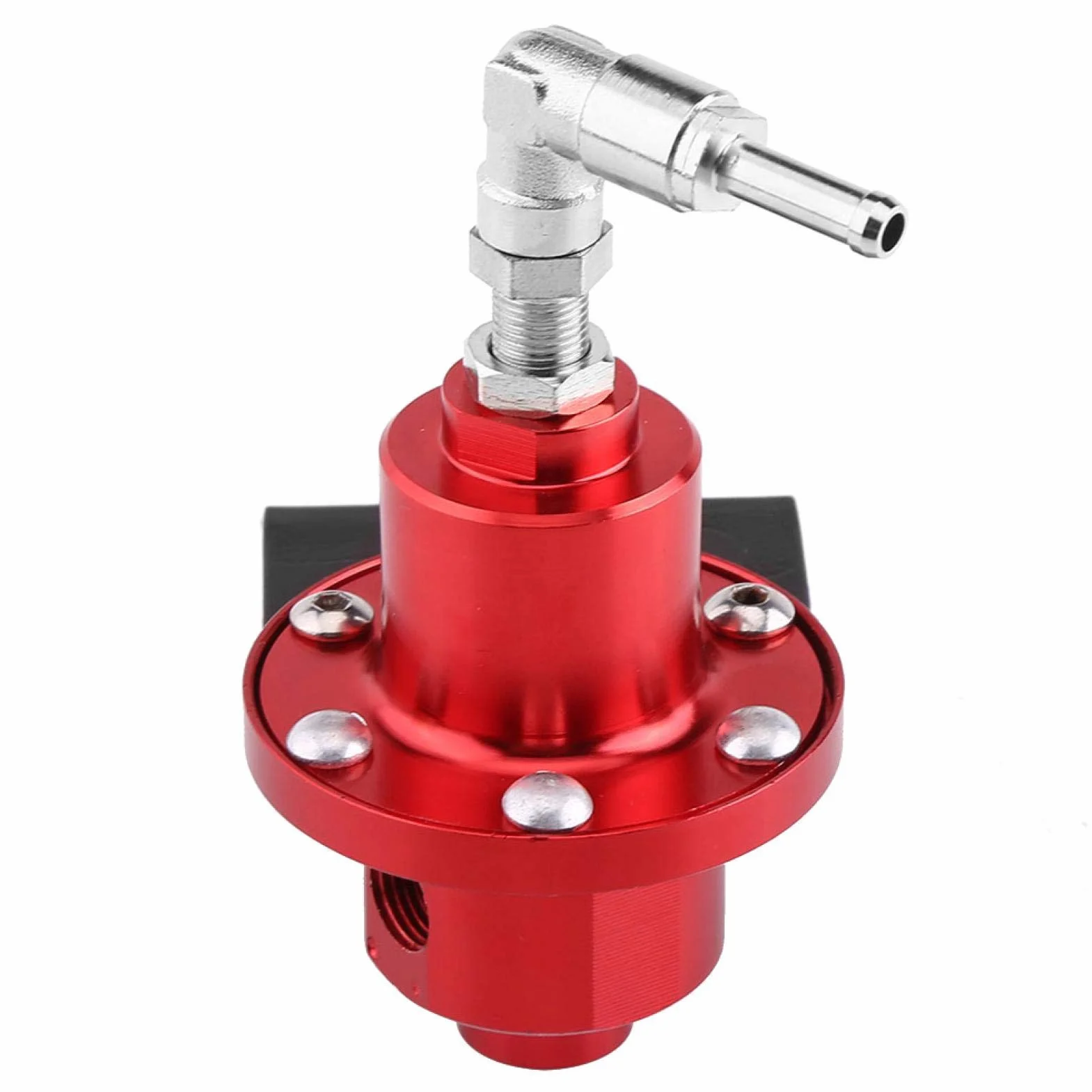 Regolatore di pressione del carburante, regolatore di pressione del carburante universale FPR con strumentazione(Red)