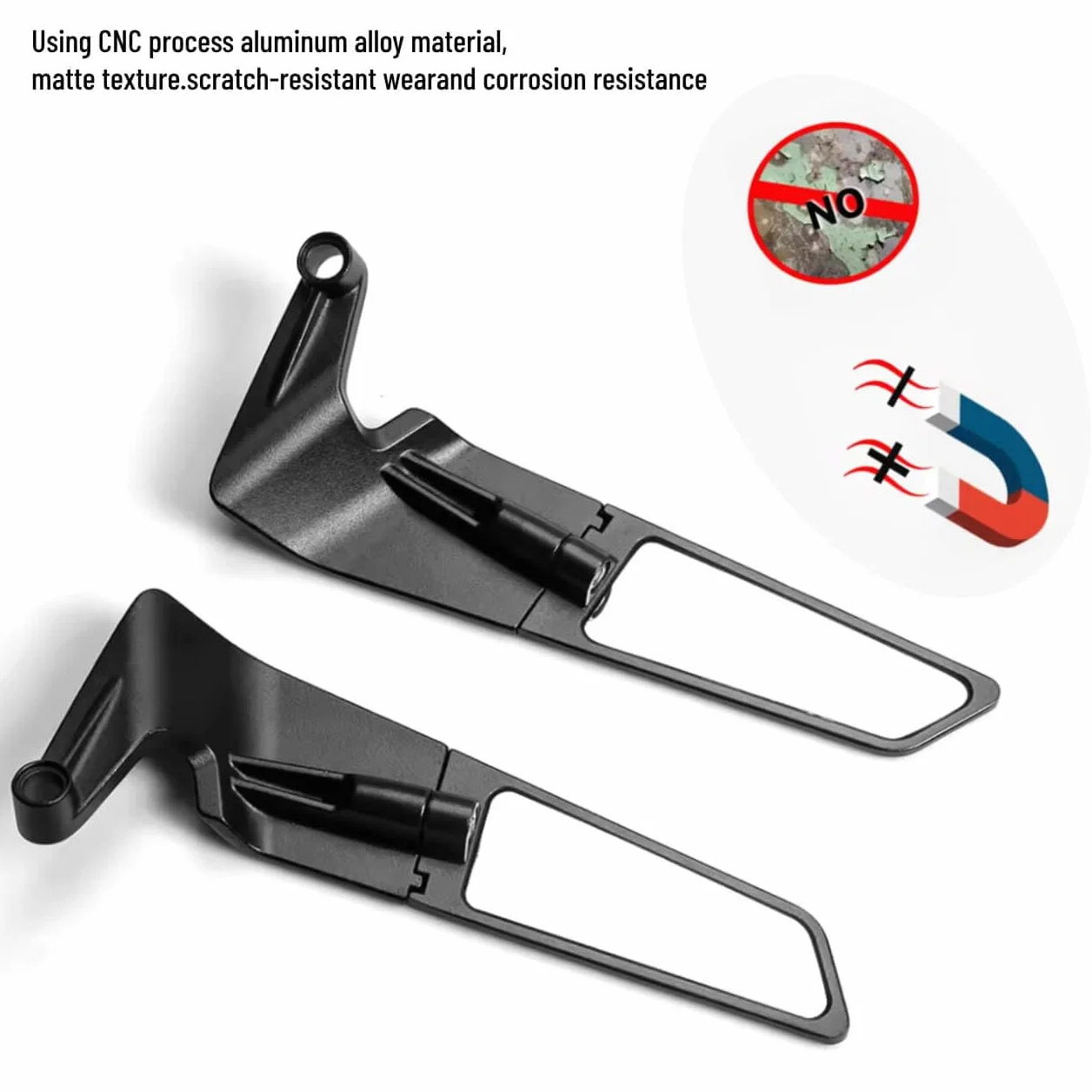 Specchietti Retrovisori Moto Universali Regolabili Z650 Z900 Z1000 Duke 390 790 1290 MT07 MT09