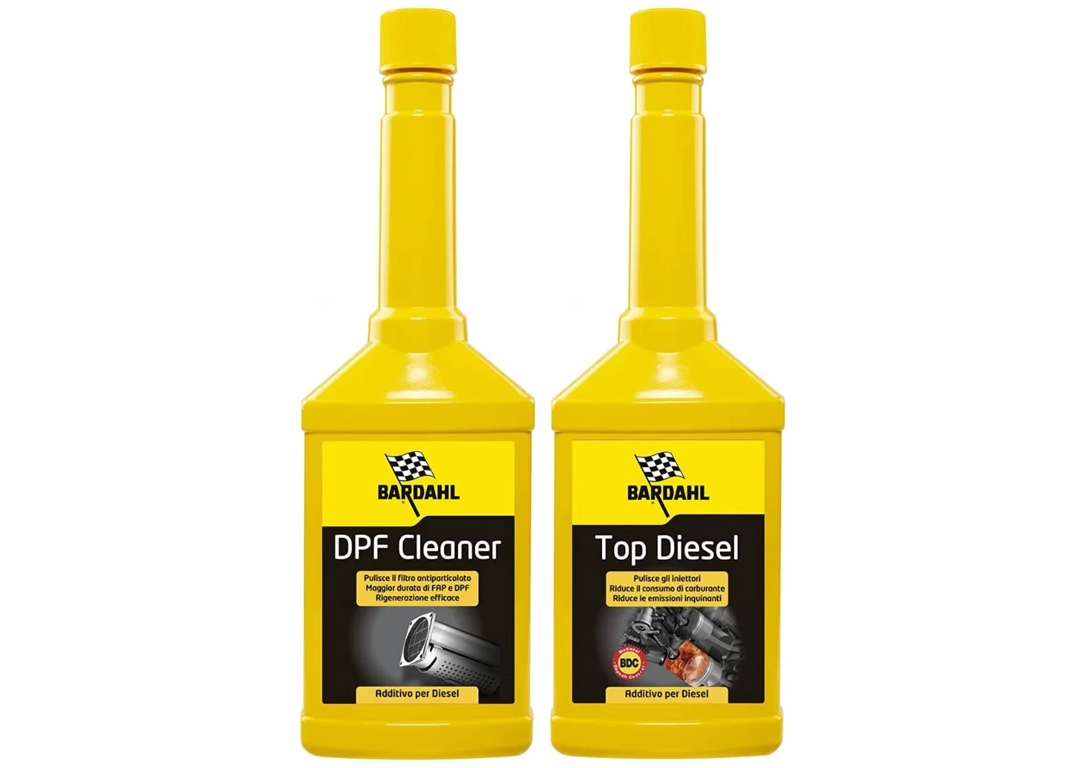 Bardahl Additivo per Gasolio Dpf Cleaner Top Diesel Pulisce FAP e Iniettori 2x250ml
