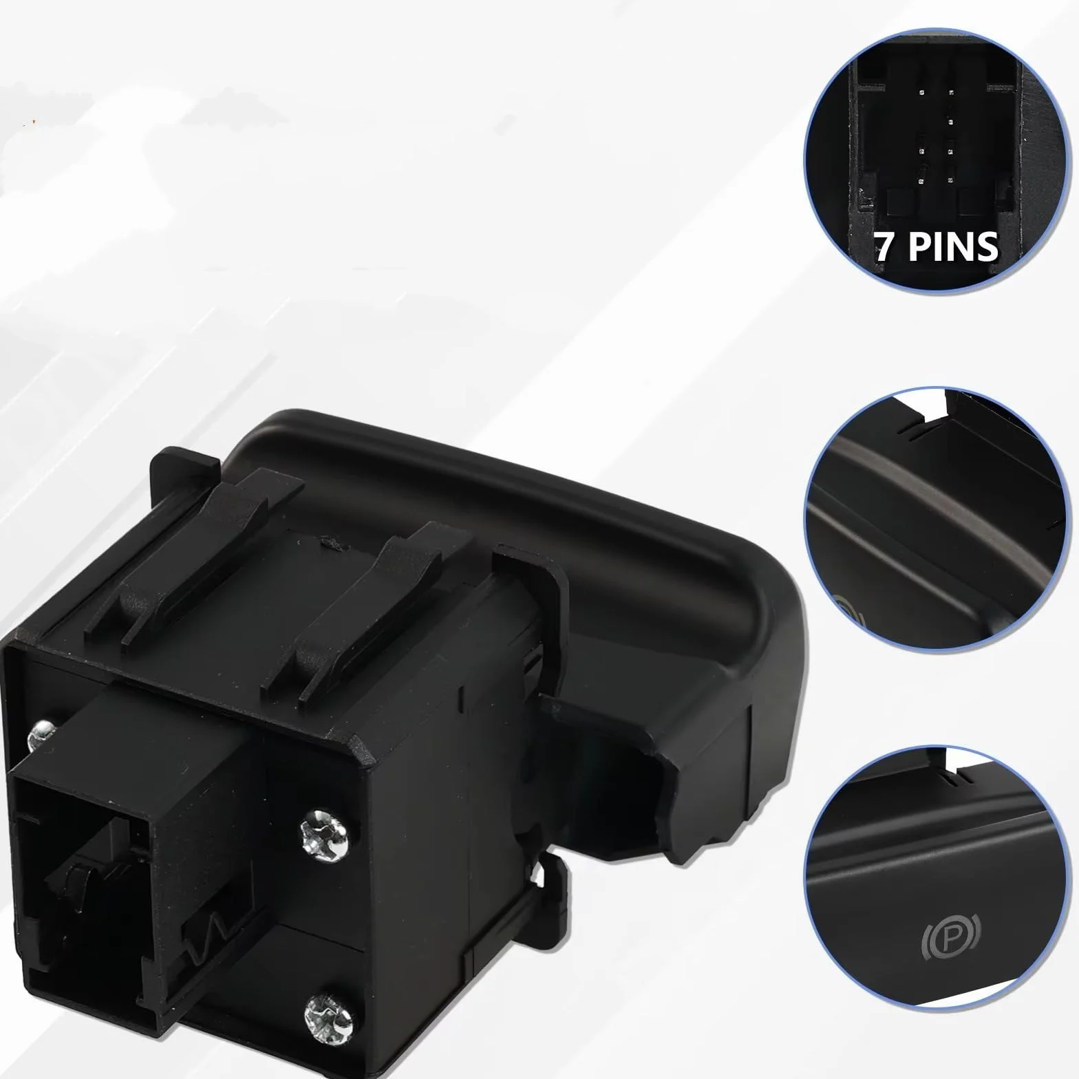 Interruttore Controllo Freno A Mano Freno Stazionamento Elettronico Pulsante P Compatibile Con Citroen C4 II 2009-2020 DS4 2010-2023 DS5 2011-2023 DS6 14-23 Pulsante Freno