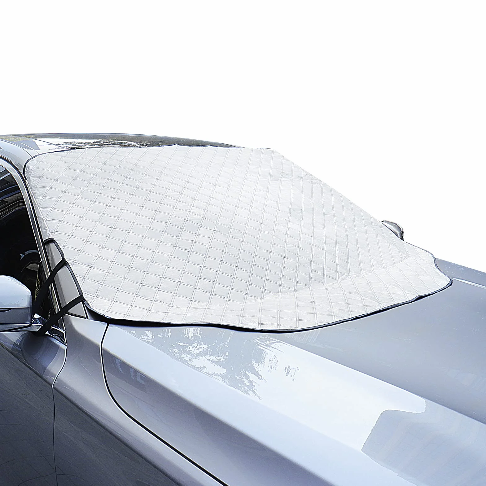 Copertura Parabrezza Auto 193x126cm 3 Magneti Ripiegabile UV per Jeep Renegade SUV Furgoni