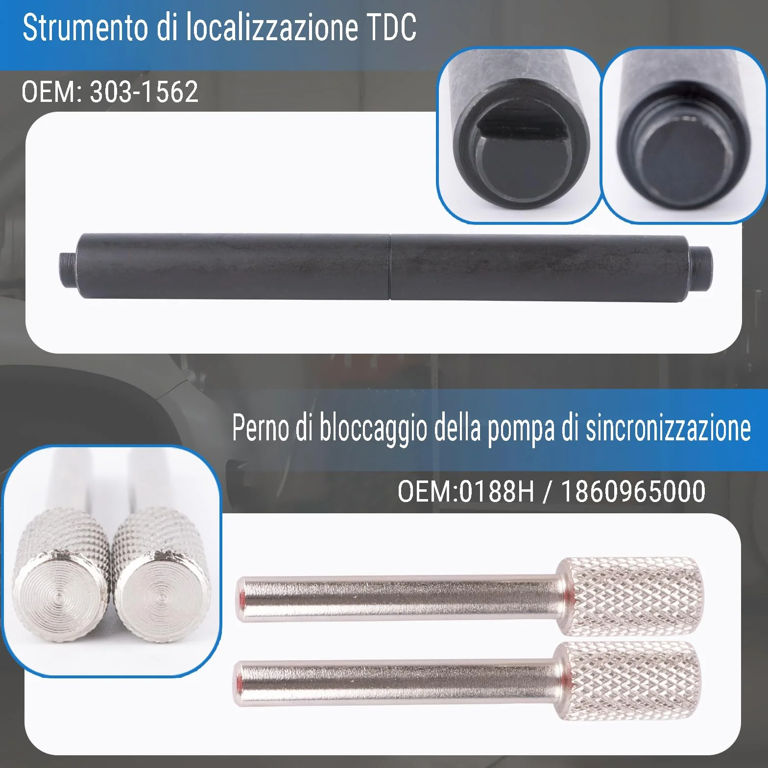 Messa in Fase Motori Diesel Ford Transit 2.2 Tdci 2006-2014 Strumento Bloccaggio Albero a Camme
