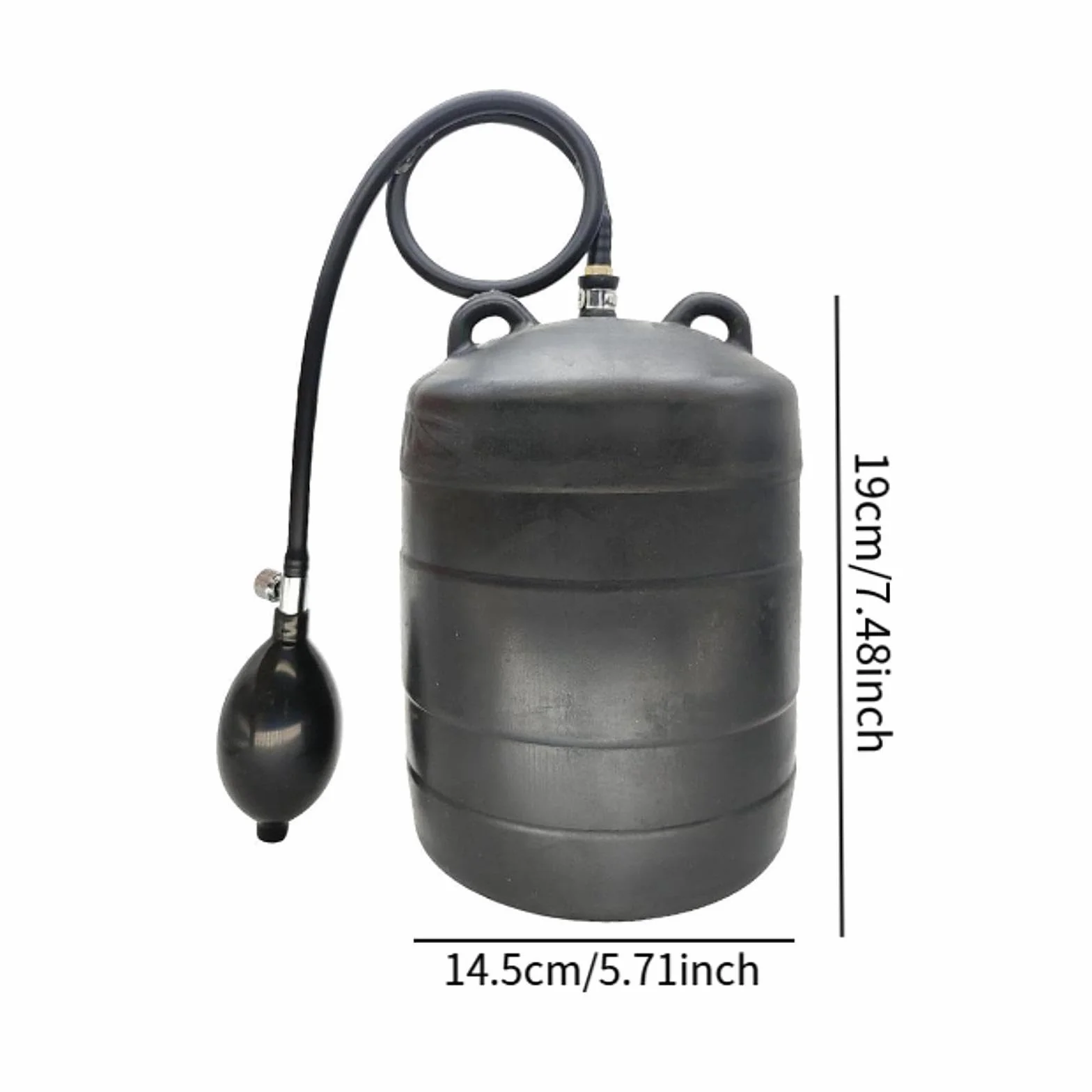 F Fityle Tappo di Tubo Gonfiabile Test di Fognatura Plug di Riparazione con Test Idraulico Gonfiabile a Mano, per Fognature, Scarico, Condotto, Dn150 Dn160