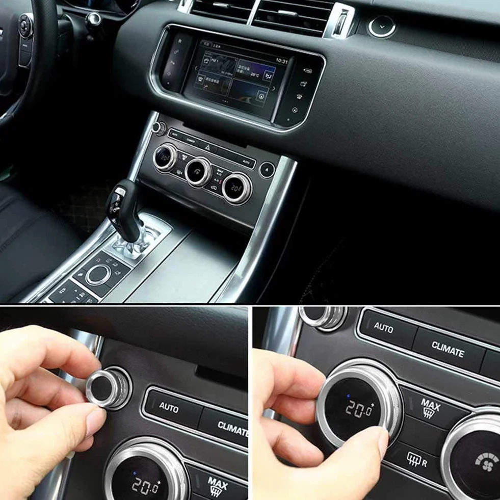 Manopole per aria condizionata Range Rover Sport Autobiography Vogue argento set 4