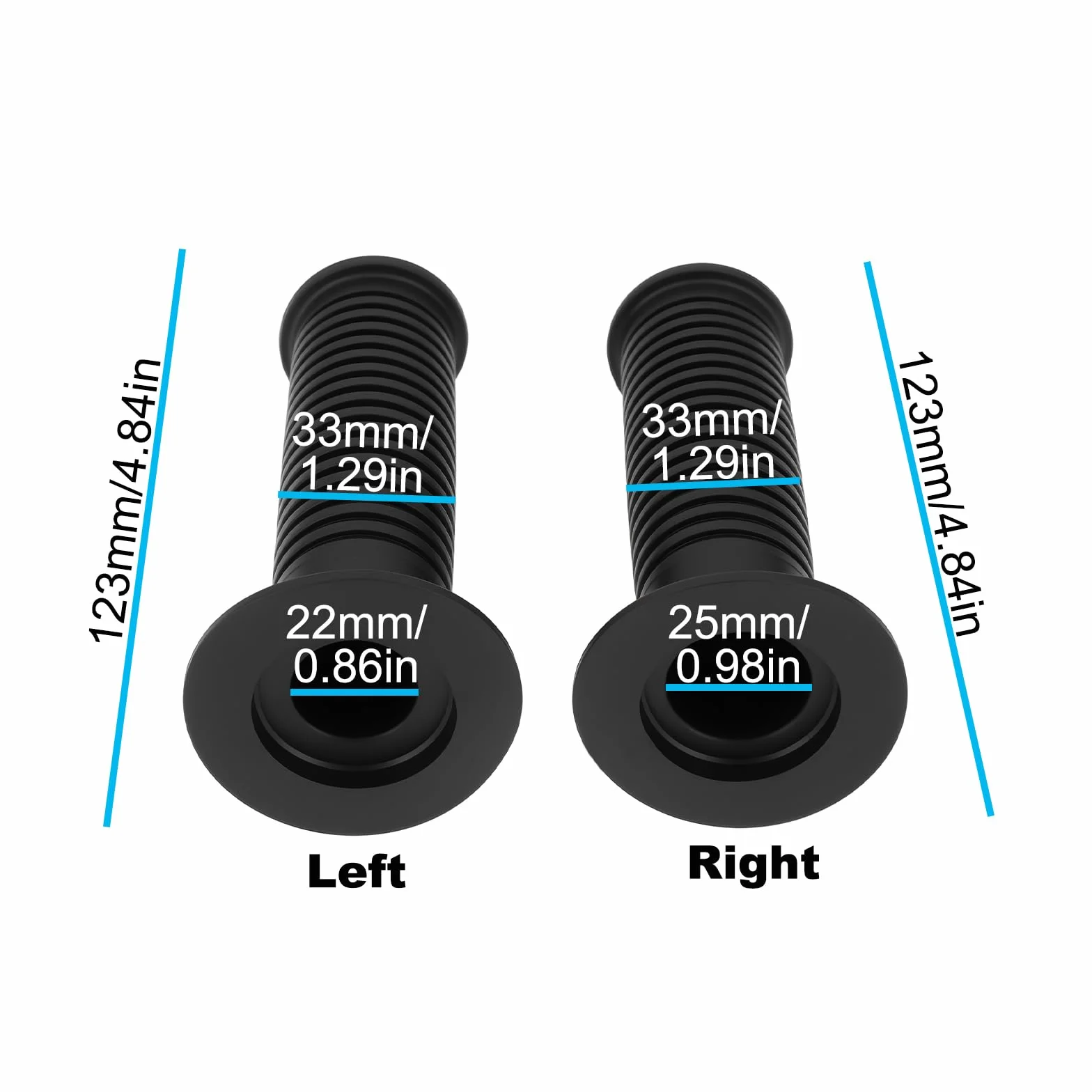 Coppia Di Manopole Riscaldate Per Moto Da 22 Mm E 25 Mm Compatibile Con BMW R1150GS R1100RT R1100R R1100RS K1200LT