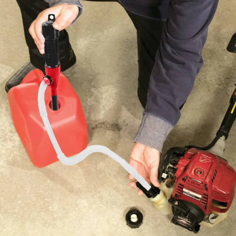 Flintronic Pompa Manuale per Trasferimento Carburante Portatile a Batteria per Olio Acqua Benzina