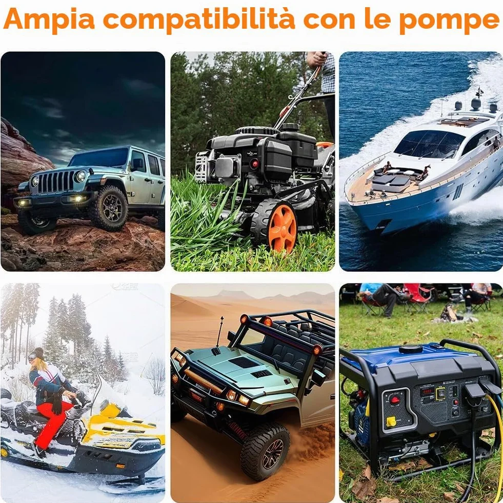 Pompa a benzina elettrica portatile a batteria per tanica, pompa a trasferimento liquido diesel a sifone