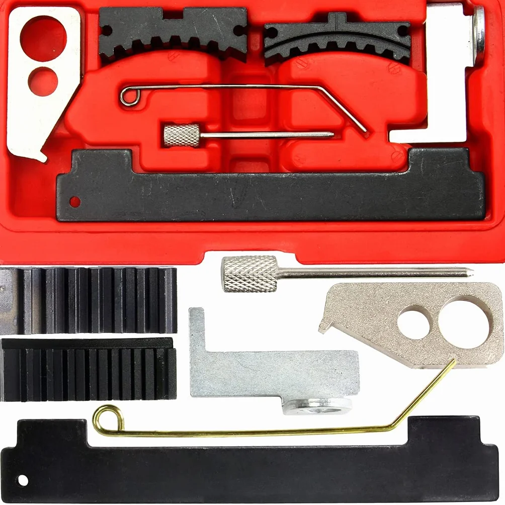 Kit Set Messa in Fase per Motori Opel Fiat Alfa Chevrolet 7 Attrezzi Utensili per Regolazione Albero Came Chinghia
