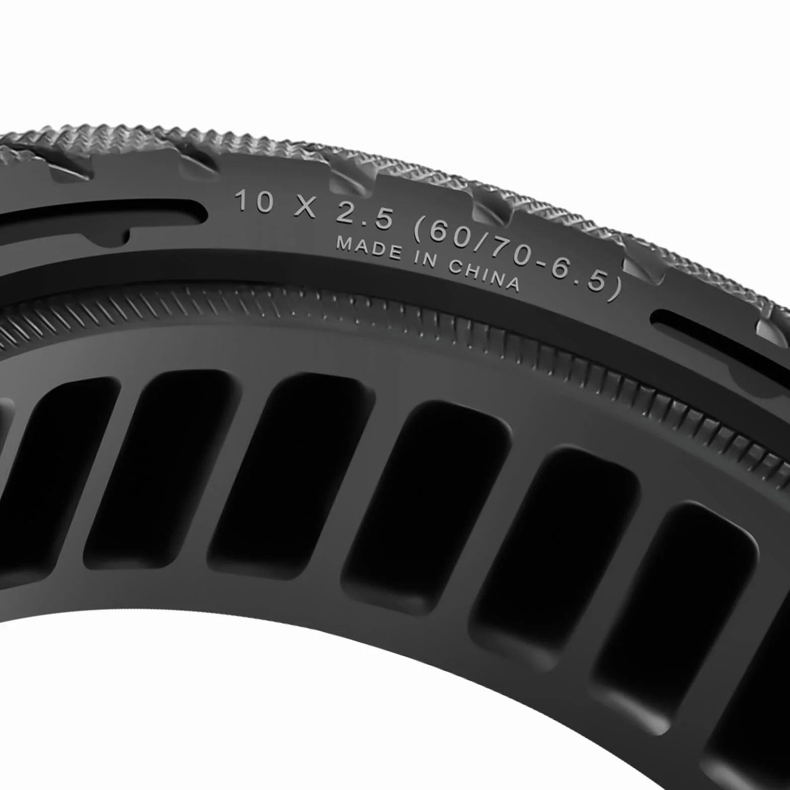 10x2,5-6,5 60/70-6,5 Pneumatico Pieno per Ninebot Max G30/G30 D2,Odys Neo e100/Alpha X3 Pro,Ducati Pro 2,Xiaomi 5/5 Pro/5 Max Monopattino Elettrico, Pneumatico di Ricambio ad Alta Elasticità