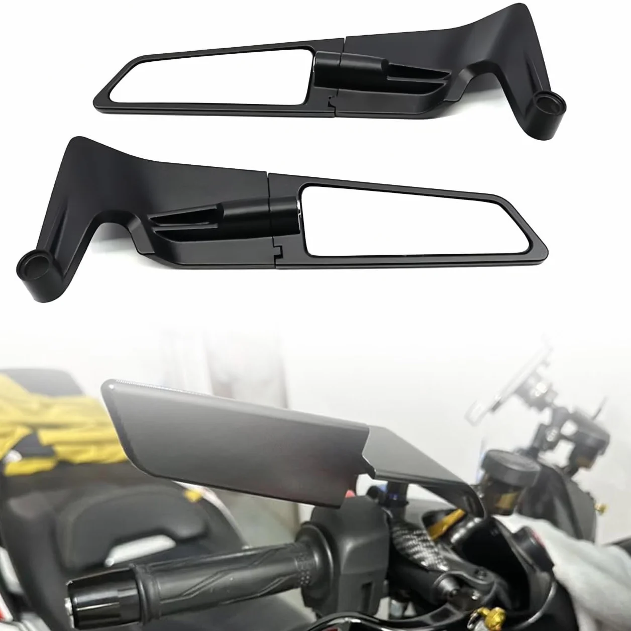 Specchietti Retrovisori Moto Universali Regolabili Z650 Z900 Z1000 Duke 390 790 1290 MT07 MT09