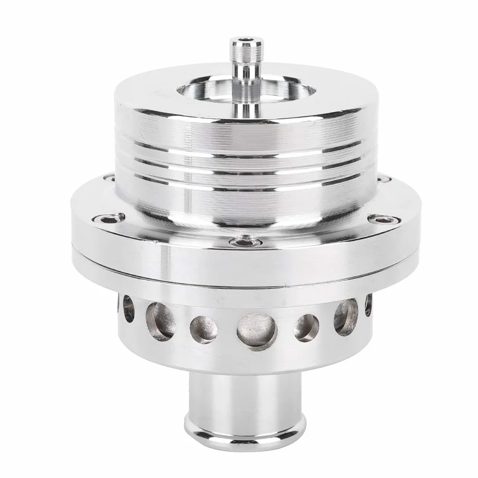 Qiilu Valvola di Soffiaggio Turbo BOV Sound Simulator Kit per A4/B5 Argento