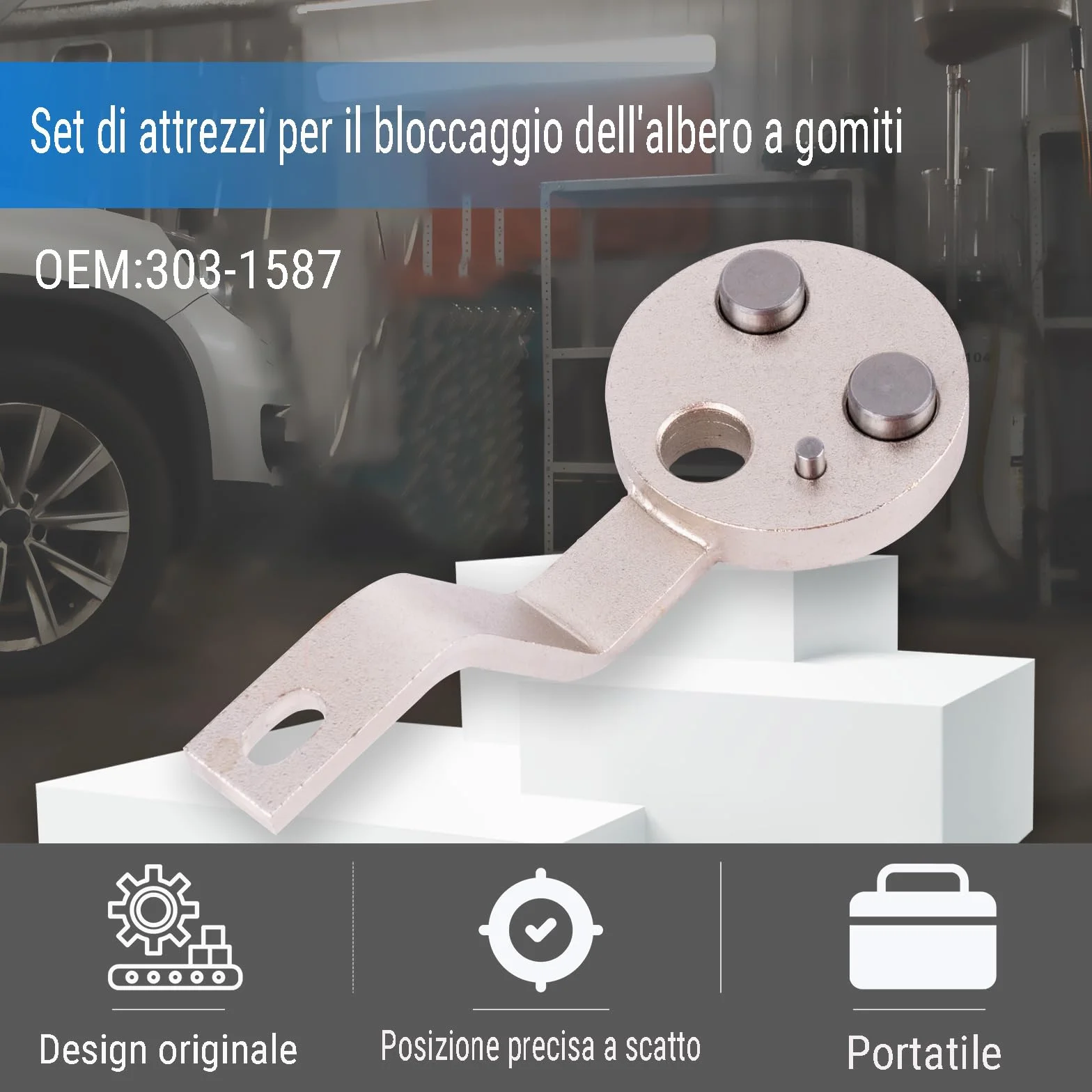 Messa in Fase Motori Diesel Ford Transit 2.2 Tdci 2006-2014 Strumento Bloccaggio Albero a Camme