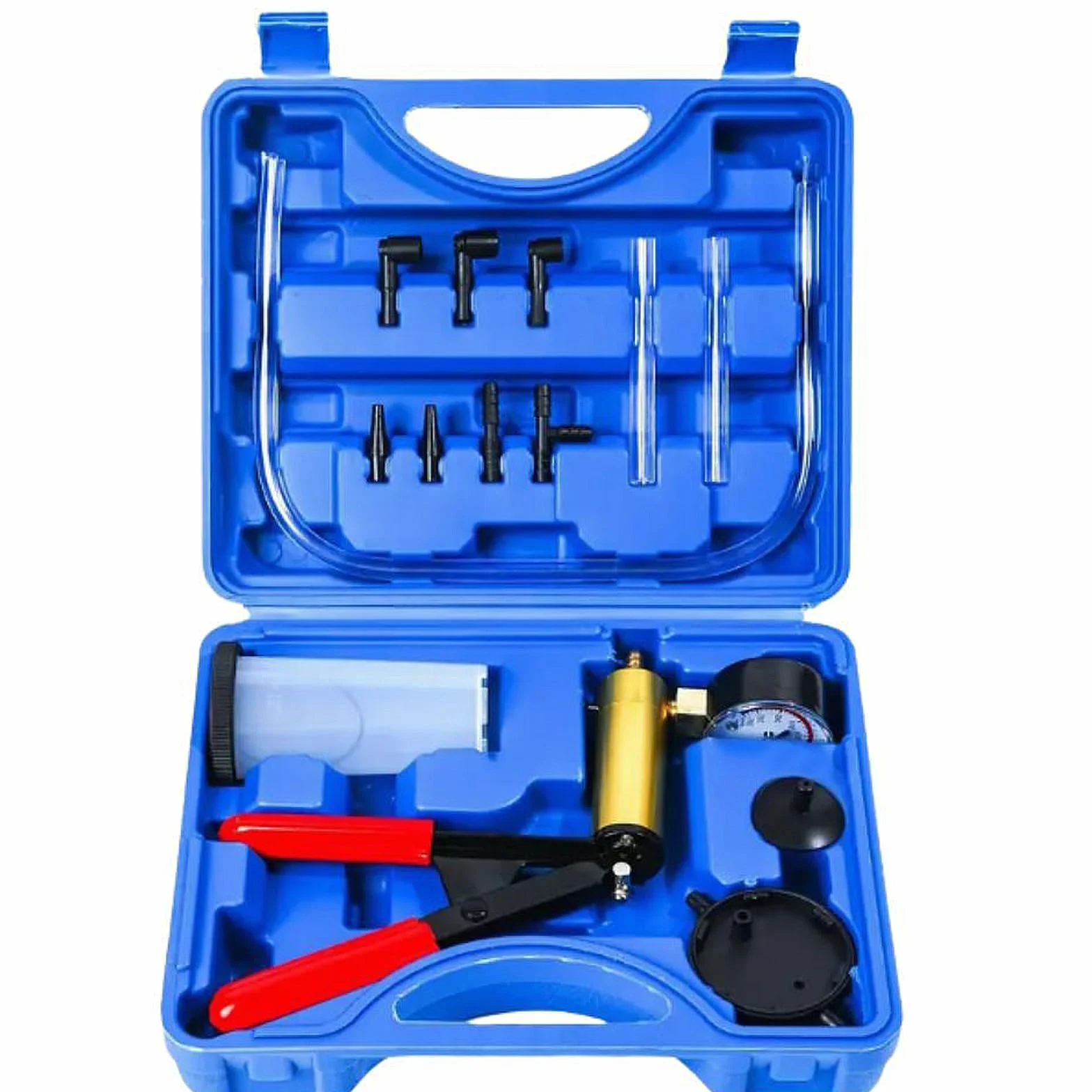 Kit Spurgo Liquido Freni con Pompa a Vuoto Professionale per Moto, Bici, Auto