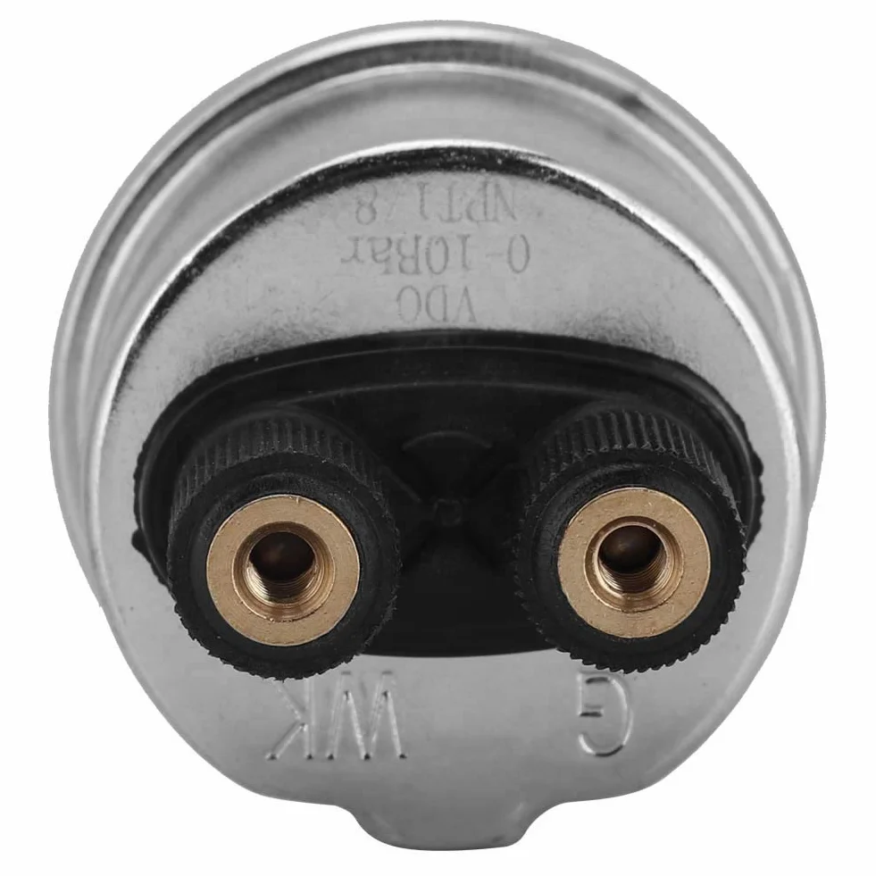 Sensore di pressione olio olio, misuratore di pressione filettatura 1 / 8NPT, unità sensore di pressione motore auto 0-10 bar per, acqua, olio, gas