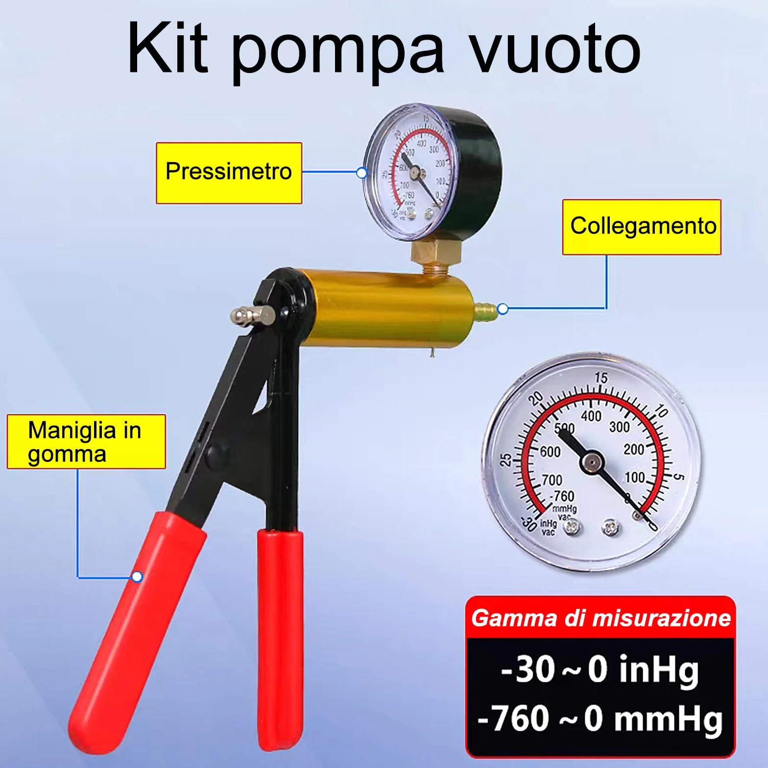 Freni Auto Kit Spurgo Liquido Freni Pompa Manuale Svuotare