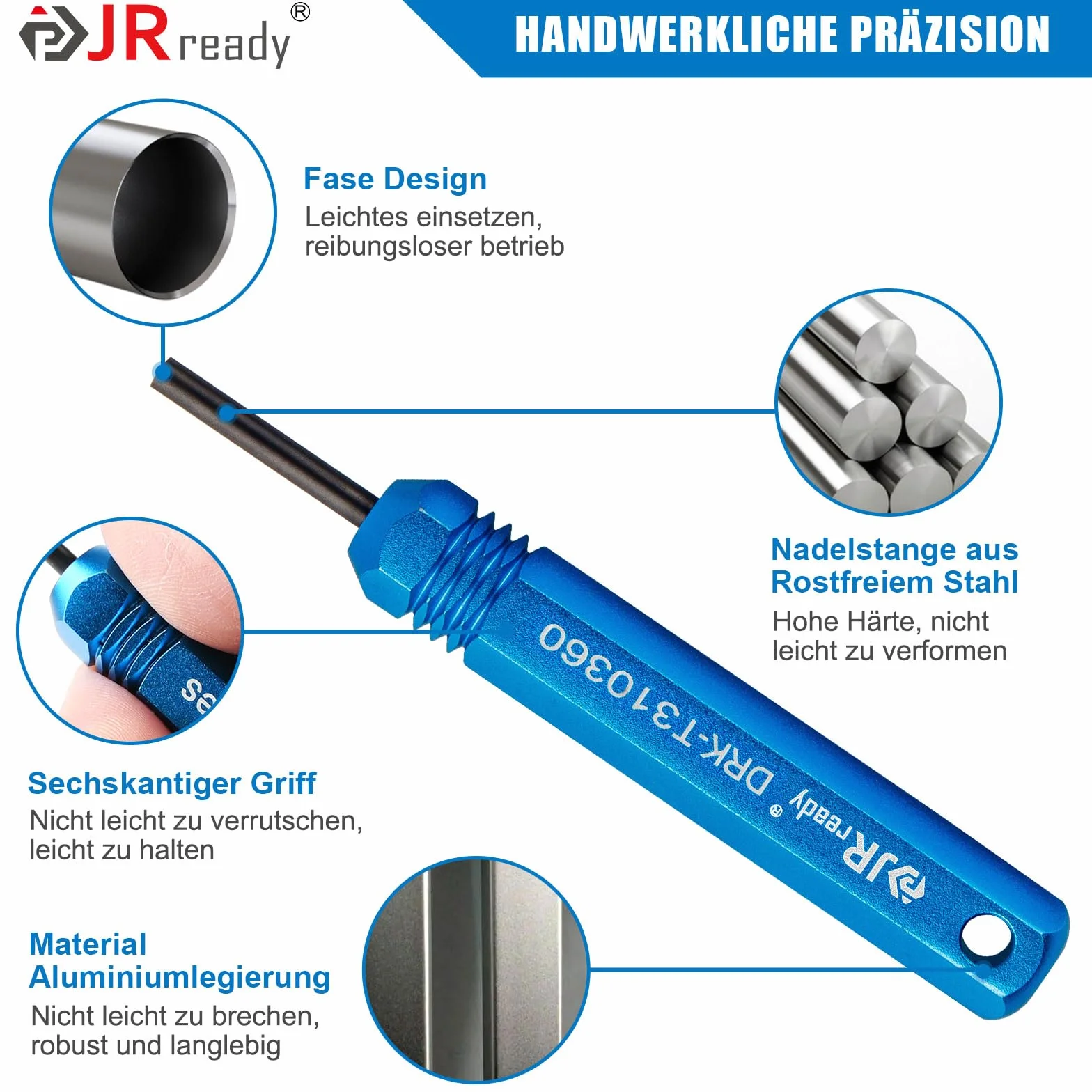 JRready ST5228 Kit Estrattori per Autoveicoli 5 Pezzi per Connettori AMP Molex .062', .093', 8980, MATE-N-LOK