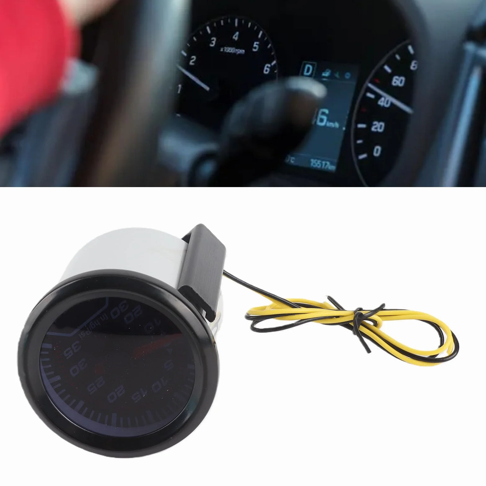 Manometro Pressione Turbo Mano Pression Turbo Manometre Pression Turbo Manometre Pression Turbo Indicatore Turbo Boost 2 "Per Auto, Misuratore Digitale Turbo Boost Psi Universale 12v Led